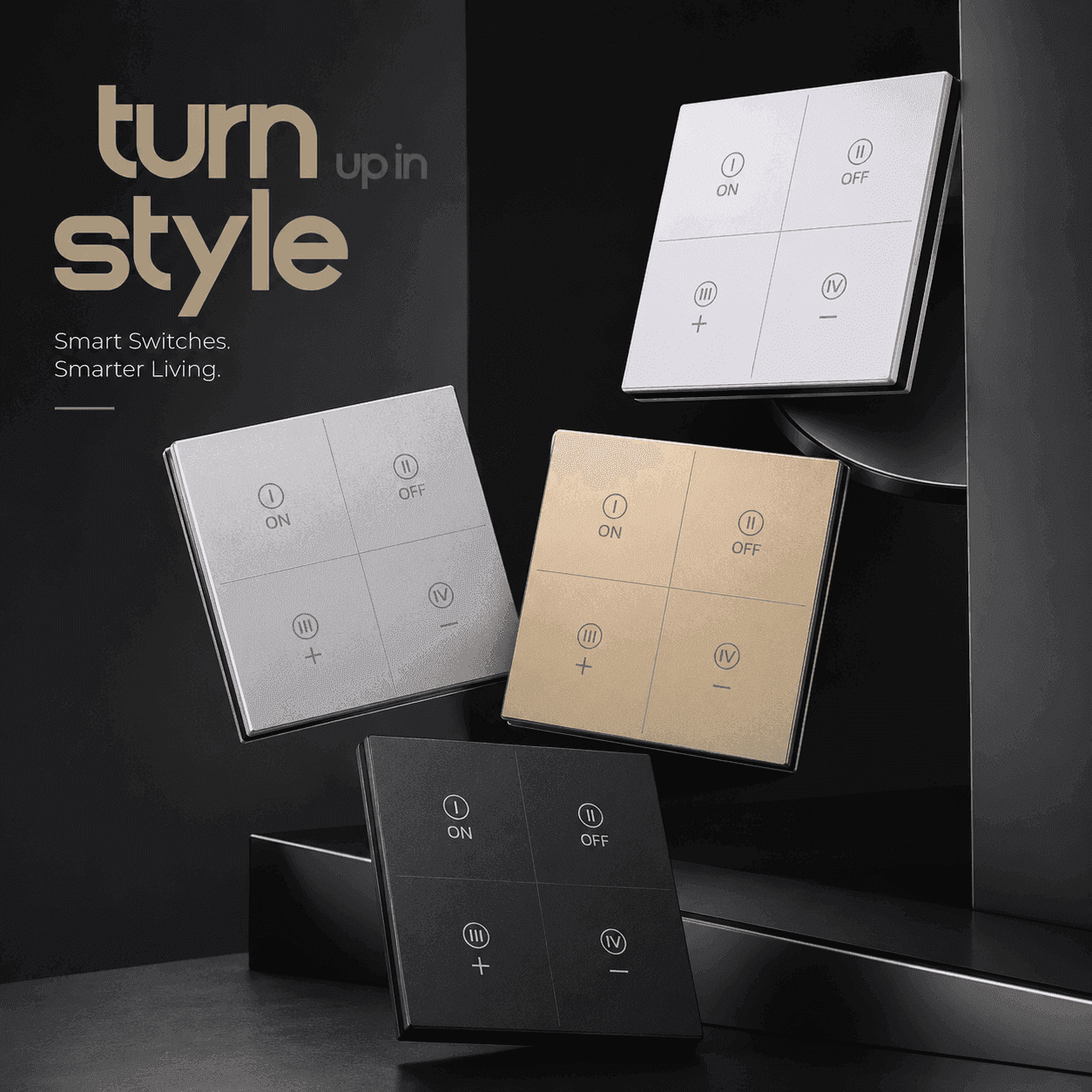 Four-Button Smart Scene Switch