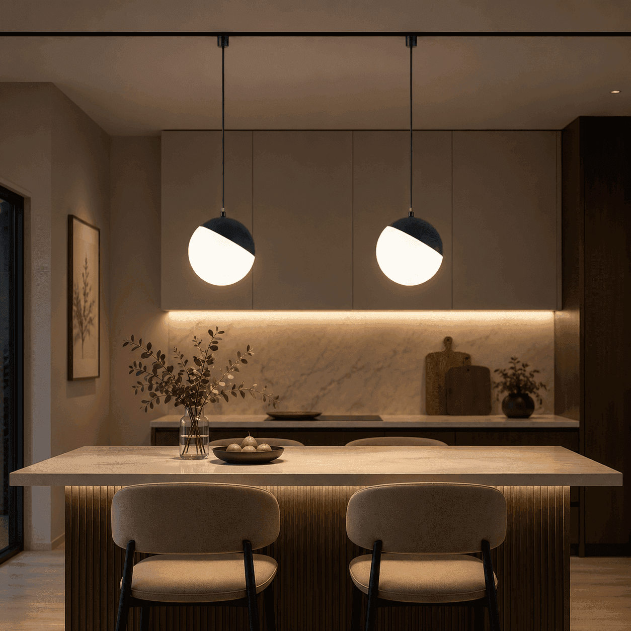 Magnetic Round Pendant Light