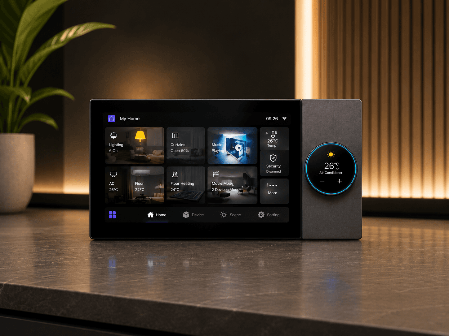 Tuya 8-Inch Multimedia Control Panel