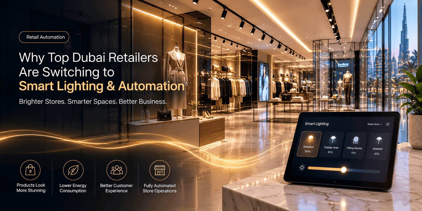 Why Top Dubai Retailers Are Switching to Smart Lighting & Automation
